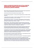 NASCLA ACCREDITED EXAM 2023-2024 ACTUAL EXAM 250 QUESTIONS AND CORRECT DETAILED ANSWERS WITH RATIONALES &lpar;VERIFIED ANSWERS&rpar;