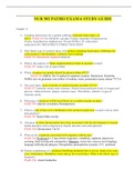 NUR 502 PATHO EXAM 6 STUDY GUIDE