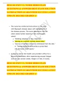 HESI 101 EXIT V2 &lpar; NURSE HERO EXAM QUESTIONS & ANSWERS BEST EXAM SOLUTION SATISFACTION GUARANTEED SUCCESS LATEST UPDATE 2021&sol;2022 GRADED A&plus;