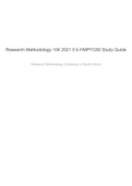 Summary HMPYC80 Research Methodology Assignment 2 Research Review Inventory (R.R.I) Revised 2022