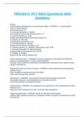 PRAXIS II&colon; PLT 5623 Questions With Answers&period;