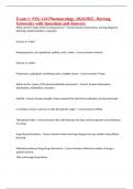 Exam 1&colon; NSG 124 Pharmacology &comma;2024&sol;2025- Herzing University with Questions and Answers