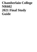 NR602 2021 Final Study Guide