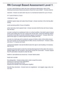 RN Concept Based Assessment Level 1 questions and answers&period;
