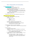 Summary Business Ethics &lpar;ethics&comma; sustainability&comma; responsibility&rpar; 