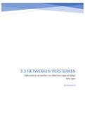 Netwerken versterken samenvatting en tentamen Jaar 3 GGZ SW 2021-2022