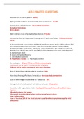 ATLS PRACTICE QUESTIONS  - 100&percnt; CORRECT ANSWERS