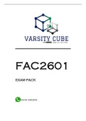 FAC2601 EXAM PACK 2022