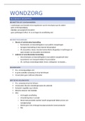 Samenvatting  WONDZORG verpleegkundige methodiek en vaardigheden 2 (V5X110)