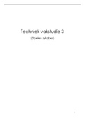 Samenvatting  Vakstudie techniek 3 &lpar;doelen&rpar;