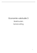 Samenvatting vakstudie economie 3 (boekhouden)