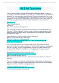 PALS All Possible Questions And Answers&lpar; With Complete best Solutions&rpar;