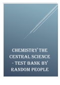 Chemistry The Central Science - Test Bank by Random People