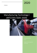 Mechanical engineering: Manufacturing Technology