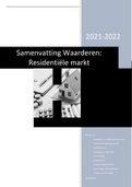 SAMENVATTING WAARDEREN 2022 - 1ste jaar VAS/Sem 2 - HOGENT 