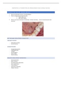 H25 Mondziekten: Pigmentaties en verkleuring van de orale mucosa: volledige samenvatting. 