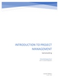 Samenvatting  Introduction To Project Management