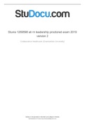 ATI RN LEADERSHIP PROCTORED EXAM 2019 VERSION 2 &lpar;Verified 100&percnt;&rpar;