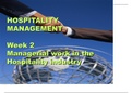 Managerial work in the hospitality industry 