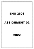 ENG 2603 Assignment 2