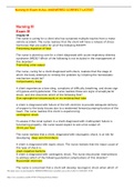 Nursing III Exam III&period;ALL ANSWERED CORRECT LATEST