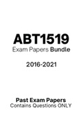 ABT1519 - Exam Questions PACK (2016-2021)