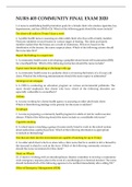 NURS 403 COMMUNITY FINAL EXAM 2020