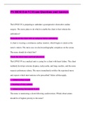 PN HESI Exit V2 Exam Questions and Answers &lpar;Latest 2022&rpar; Guaranteed A&plus;