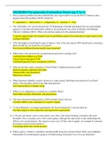NSG6006 Pre-specialty Evaluation Exam pg 1 to 4&period;