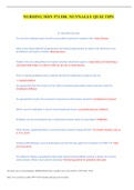 NURSING MSN 571 DR&period; NUNNALLY QUIZ TIPS