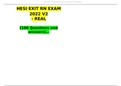 HESI EXIT RN EXAM V2 2022 &lpar;NEW&rpar;&excl;