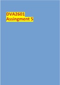DVA2601 Assingment 5