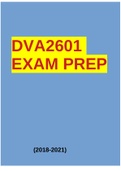 DVA2601 EXAM PREP