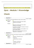  NRNP 6552 Womens Modules Knowledge Check Quiz | Module 1,2 & 3.|ALL CORRECT ANSWERS