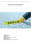 OE39b Professionele Vaardigheden (Cijfer 8.2) Betoog en Ethisch handelen Business Studies InHolland Jaar 2