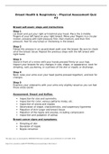 Physical Assessment - Quiz 3 Review&period;