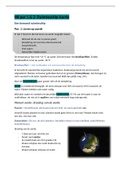 Samenvatting H8 par 1 & 2: Ruimteschip Aarde | De Geo | 3 HAVO
