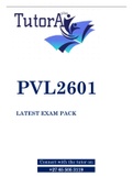 PVL2601 EXAM PACK 2022