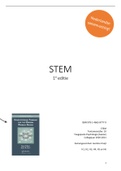 Samenvatting STEM (1e editie, Nederlands) - Toegepaste Psychologie, jaar 1