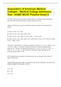 Association of American Medical Colleges - Medical College Admission Test - AAMC MCAT Practice Exam 2