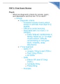 FNP 3 Final Exam Review&sol;final study guide  already graded A