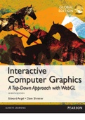 Interactive computer graphics -  A top-down approach with WebGL - Full Textbook for COS344