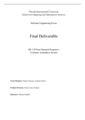 Final Documentation Software Engineering Project