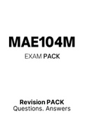 MAE104M - EXAM PACK (2022)