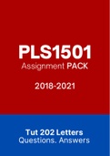 PLS1501 - Combined Tut202 Letters (2018-2021)