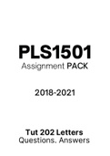 PLS1501 - Combined Tut202 Letters (2018-2021)