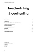 Samenvatting  Trendwatching & Coolhunting  met alle lezingen (YC0702)