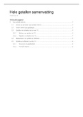 Samenvatting Reken en wiskundedidactiek  -   Hele getallen hoofdstuk 3, ISBN: 9789006955361  Kennisbasistoets Rekenen (owe1.07b)