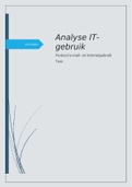 Analyse IT-gebruik ICT-vaardigheden - cijfer 9,0