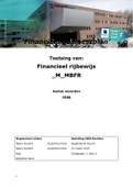 Businessplan Financieel Rijbewijs - cijfer 8,7
